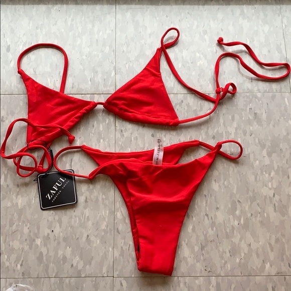 Zaful Other - NWT Red ZAFUL bikini
